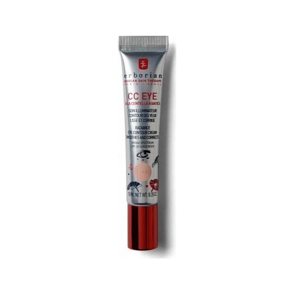 Erborian Cc Eye a La Centella Asiática Tono Clair (Claro) SPF 20 (Contorno Iluminador) 10 ml