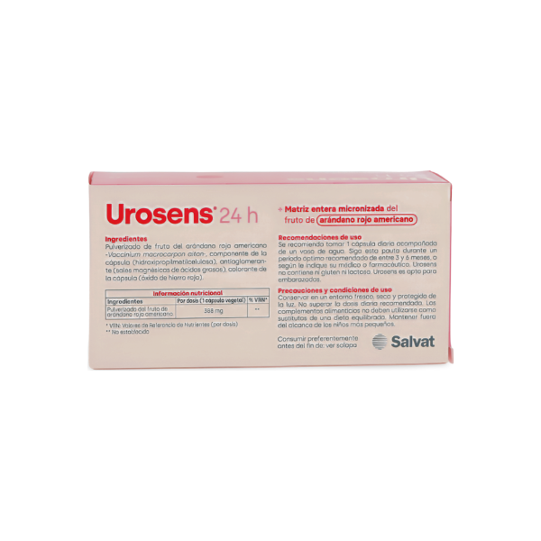 Urosens 24h 135mg 60 Capsulas