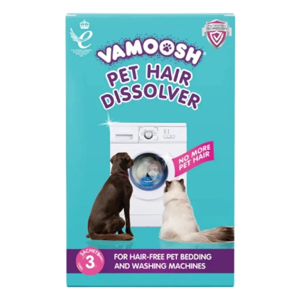 Vamoosh Disolvente de pelo de mascotas, paquete de 3
